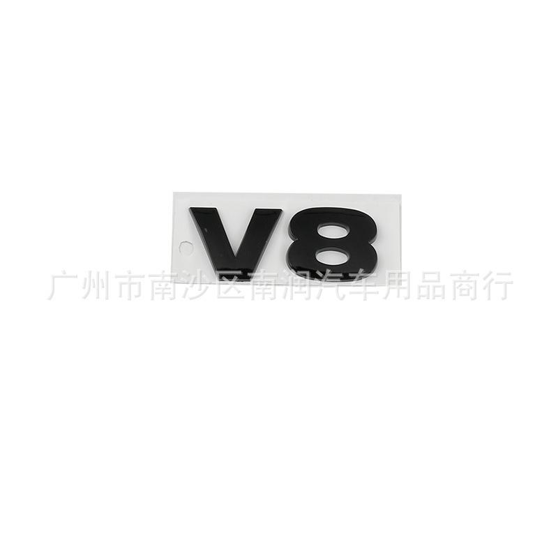 Applicable Tail Label Found Four V6 V8 4 Diesel Version Logo Found 3/4 English Word Label Modified Body Sticker