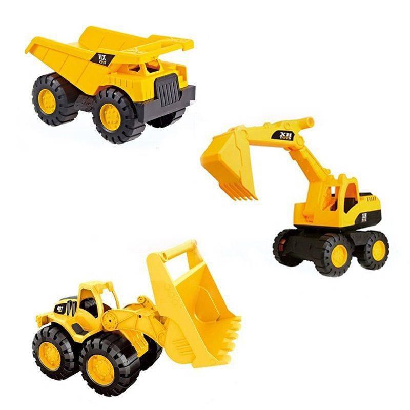 Car Engineering Children Fall Resistant Excavator Stirring Truck Boy Beach Toy