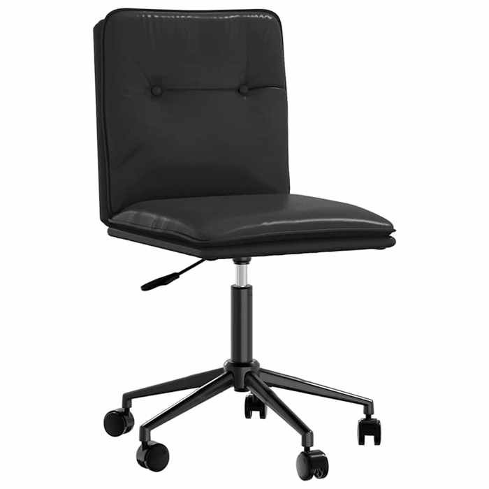 VidaXL Chaises à manger lot de 2 noir similicuir, chaise, chaise de salon, chaise d'appoint, chaise de cuisine, siège à 3315424