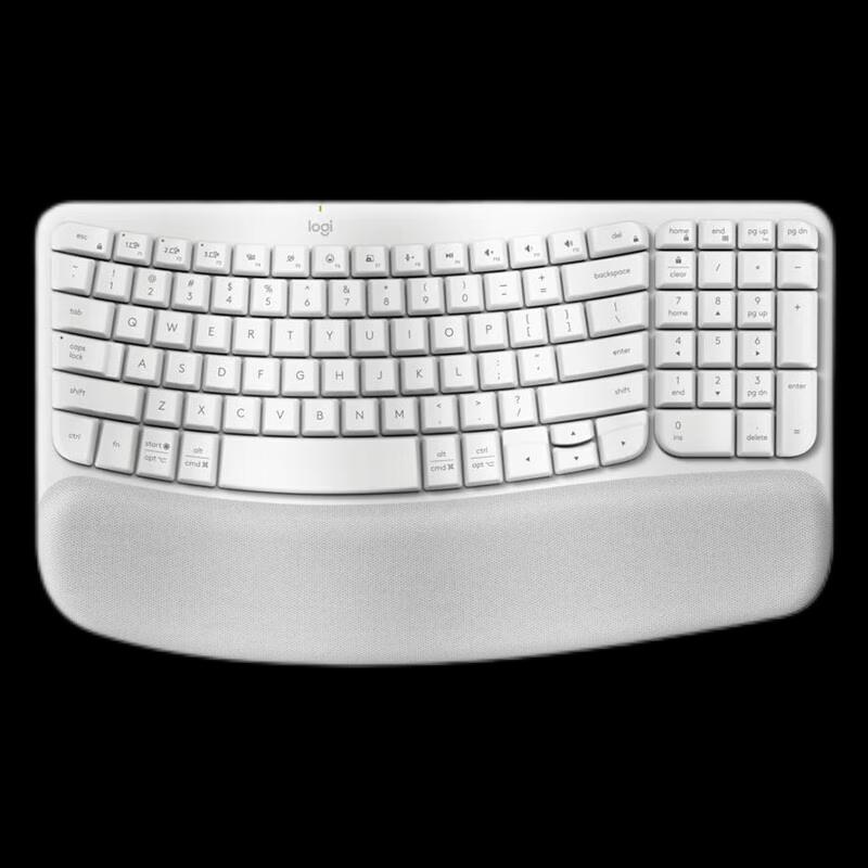 

Logitech Wave Keys Ergonomic Wireless Bluetooth Keyboard