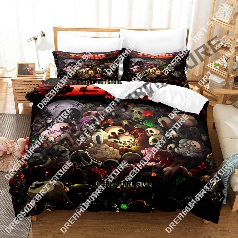 3D-Druck Spiel The Binding of Isaac Bettwäscheset Einzelbett Twin Full Queen King Size Bettwäscheset Erwachsener Kind Schlafzimmer Bettbezug Sets