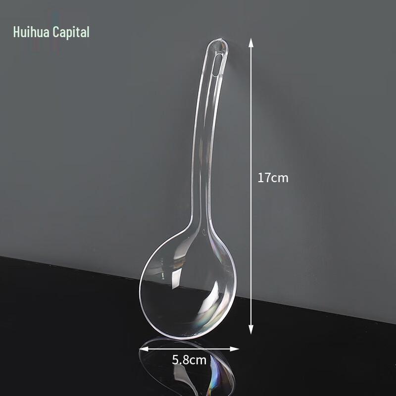 

HUIHUADU Disposable Large Plastic Spoons & Slotted Spoons (500-count)