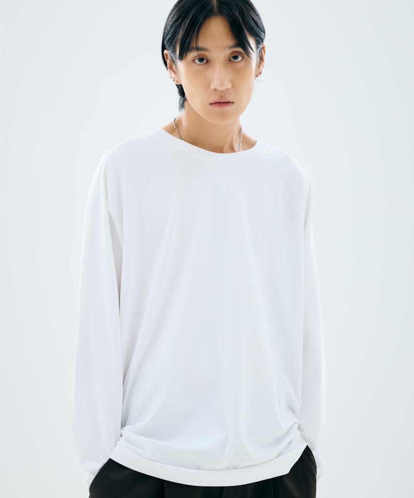 Piali Supima Silket Raglan T-Shirt (White)