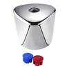 Plastic Faucet Rotary Handle Silver Versatile Usage