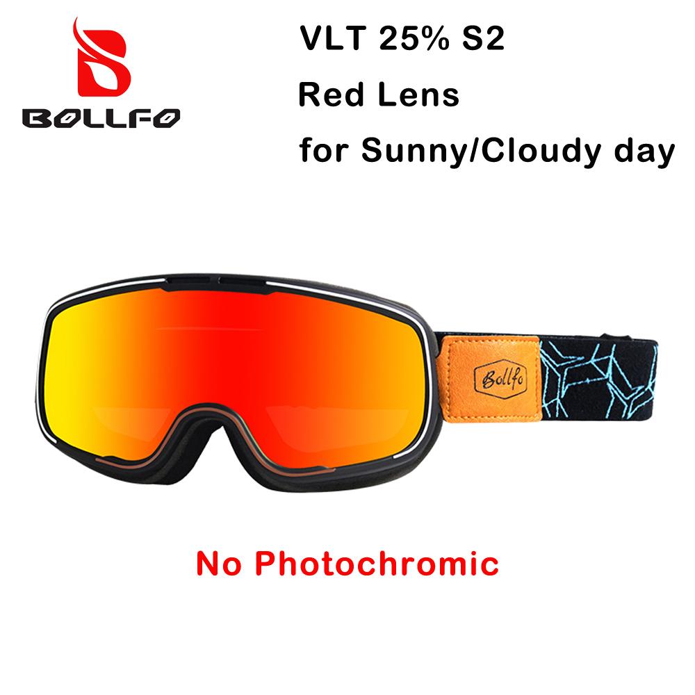 BOLLFO Photochromic Motorcycle Goggles Motorbike Eyewear OTG UV Protection Auto-tinting ATV Glasses Windproof Dirt Bike Goggles