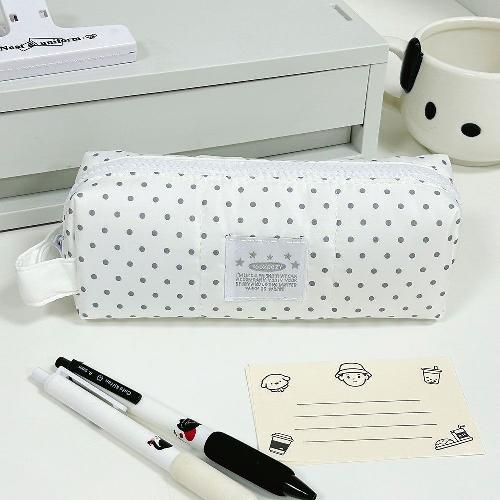 Red Cherry Cute Portable Student Pencil Case Stationery Bag High-value Large-capacity Zipper Storage Bag