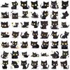 10/30/50/100pcs Cute Anime Little Black Cat Stickers Kawaii Cartoon Sticker Waterproof DIY Laptop Phone Luggage Graffiti Decals
