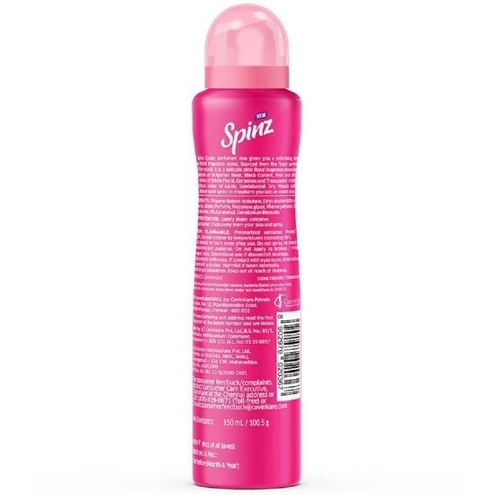Spinz Exotic Deo, Bulgarian Rose|24Hr Odour Protection|150ml