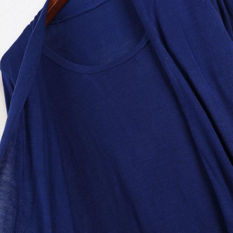 House Autumn New Arrival Export European and American Women's Clothing False Two-Piece Suit Long Sleeves Sweater Knitwear Plus Size Outer Wear