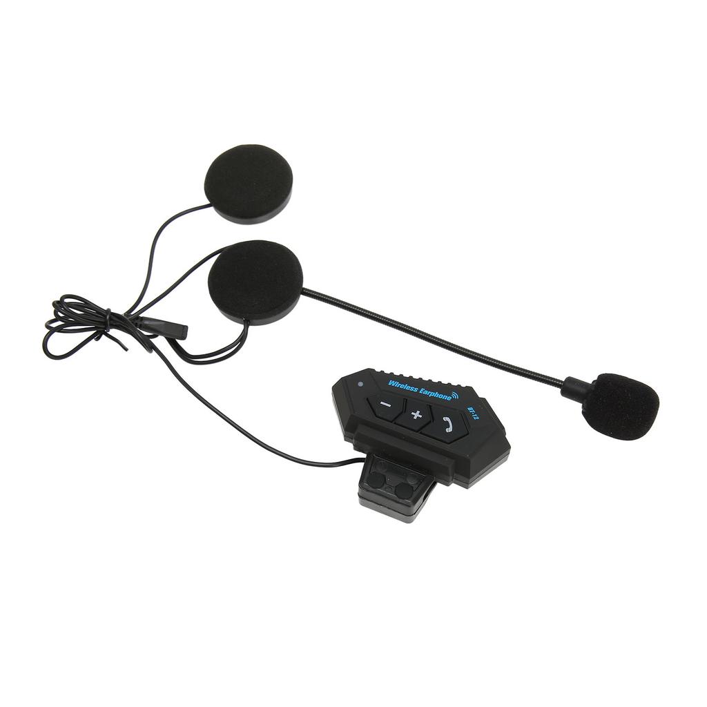 Motorcycle Helmet Bluetooth Headset Adjustable Volume Noise Reduction IP67 Waterproof Helmet Bluetoo