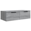 VidaXL Wall Cabinet Sonoma Grey 68x30x20 Cm Engineered Wood 817094