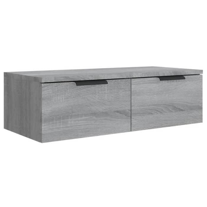 VidaXL Wall Cabinet Sonoma Grey 68x30x20 Cm Engineered Wood 817094