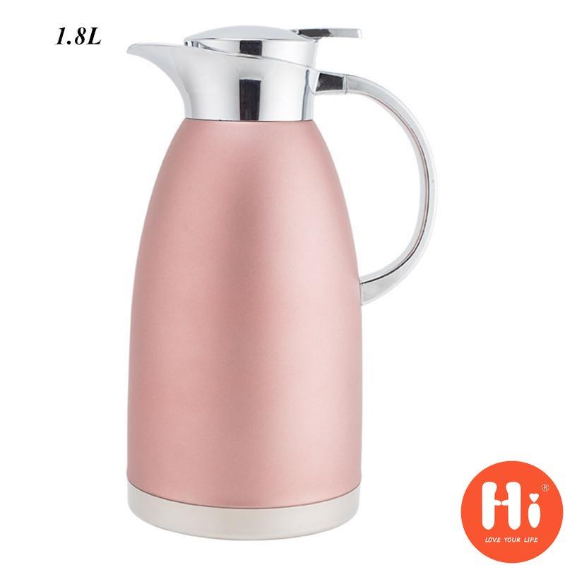 Hi Edelstahl-Isolierung, Vakuum-Thermo-Wasserkrug, Thermokaraffen, Reise-Wasserflasche, Wasserkocher, Kaffeekanne