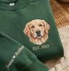 Custom Pet Embroidered Shirt,Personalized Dog Portrait Tee,Custom Dog Embroidery Shirt From Photo,Pet Mom Gift,Embroidered Cat, eY31IgDd