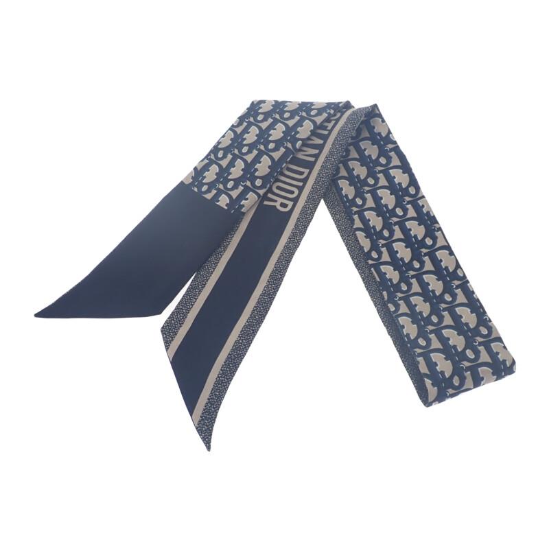 Dior  15DOB106I600 scarf Navy silk Women