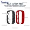 For 1999 2000 2001 2002 2003 2004 SEAT Leon Gear Shift Panel Frame Cover Sticker LHD Soft Real Carbon Fiber Interior Accessories.
