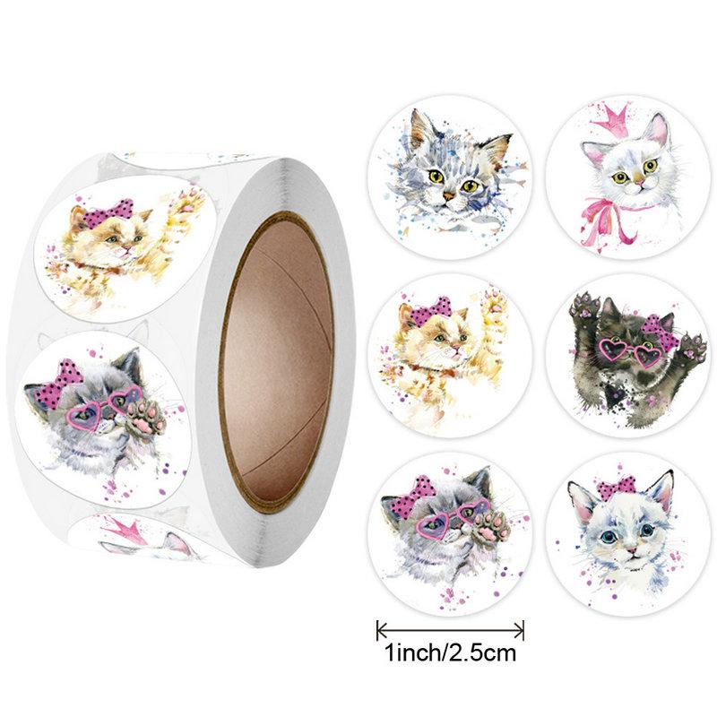 Wholesale New Kids' Motivational Stickers Cute Animal Reward Sticker Friendly Campus Office Classification Self-Adhesive Labe