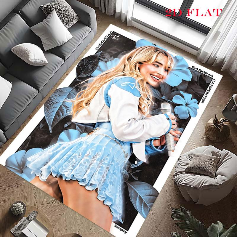 Sabrina Lavender Dream Carpet Rug for Living Room Bedroom Home Sofa Decoration,Kids play Nonslip Floor Mat