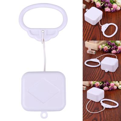 Pull Ring Music Box White ABS Plastic Pull String Infant Kids Clockwork Cord Music Box Infant