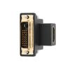 HD Multimedia Interface To DVI Converter 90 Degrees  Upper Elbow Female To Male Monitor Converter