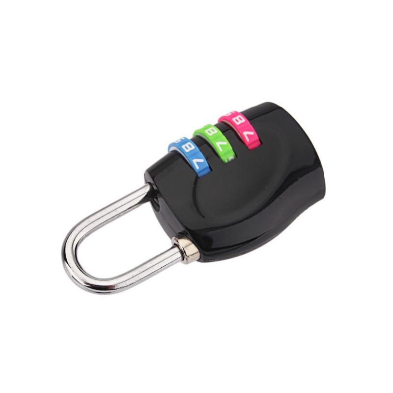1PC 3 Digit Padlocks Resettable Combo Locks Weatherproof Combination Padlocks for Gym School Locker Outdoor