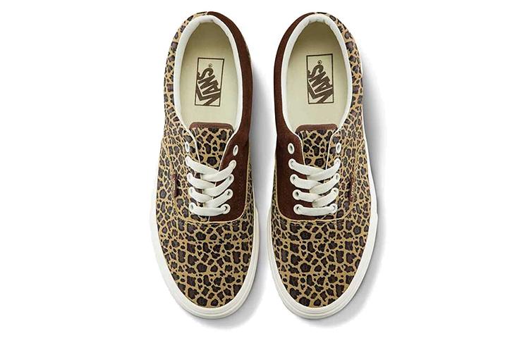 Vans Era Low Top Retro Skate Shoes Unisex Brown Leopard Print VN0A5EFN5DQ
