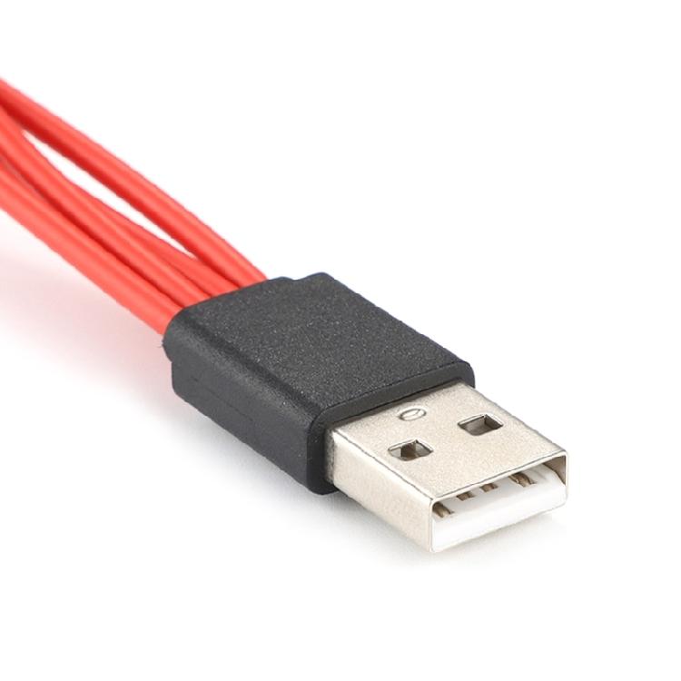 Multi Charging Cable 4 in 1 Multiple Micro USB Charging Cord Adapter Micro USB