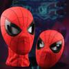 New Miles Spiderman Mask Headgear Cosplay Moving Eyes Electronic Mask 1:1 Remote Control Creative Cool Adult Kid Toys Gifts