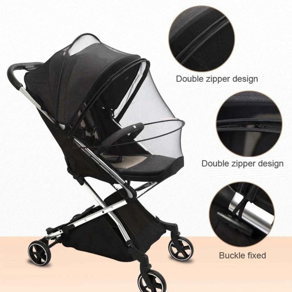 Folding Mosquito Net Black Infant Protection Mesh New Protection Mesh Cover  Outdoor