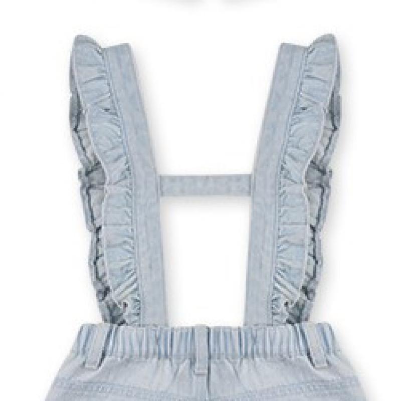 [lilypuri] Rüschen-Overalls 4-teilige Hose 2-farbig 