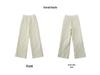 Women's Thick Fleece-Lined Patchwork Wide-Leg Winter Pants