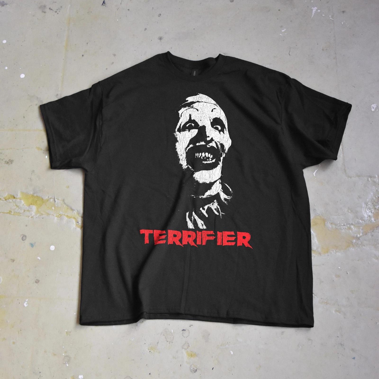 

Terrifier T-Shirt, Art the Clown Horror Movie Tee, Cult Slasher Film Shirt S