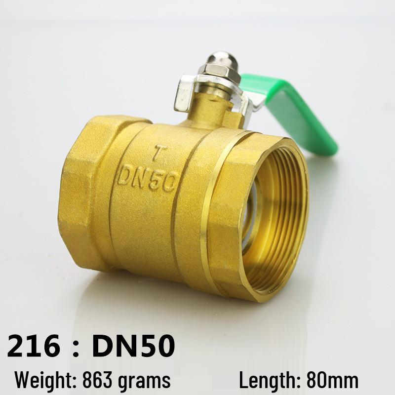 4-Point DN15 & 6-Point DN20 All-Copper Ball Valve, High-Temp Resistant, 1-Inch & 2-Inch, for Tap Water.