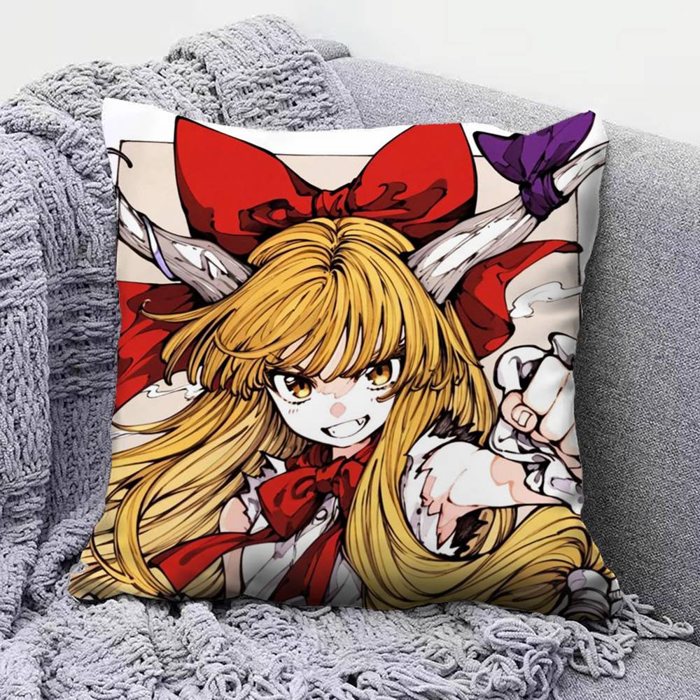 Touhou Project GGame  Pillow Covers Home Sofa Cushion Covers and Aecorative Custom