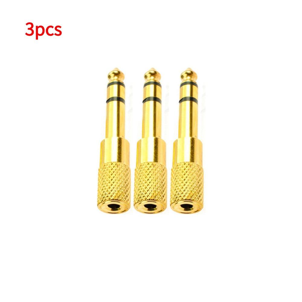 6.5mm Female to 3.5mm Male Jack 3.5 Female to 6.35mm Male Plug Mono Audio Microphone Adapter Converter Aux Cable for Stereo AUX