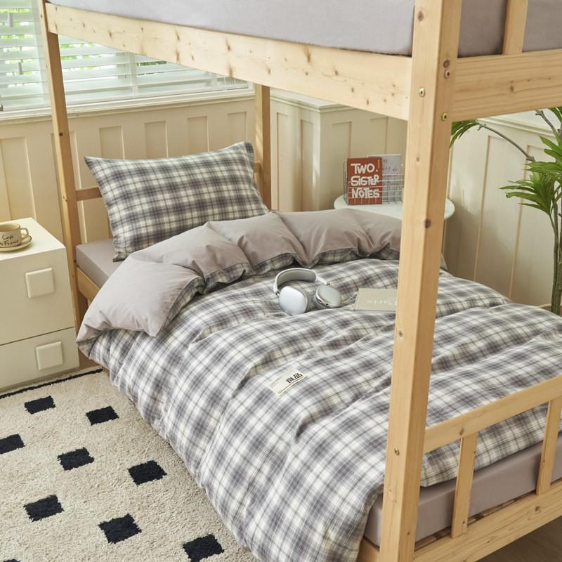A-Class Cotton Bedding Set Student Dormitory Single Bed 3-Piece Sheet Duvet Cover Pillowcase
