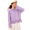 Chic 3D Butterfly Knit Sweater - New Exquisite Design, Loose Fit Long Sleeve