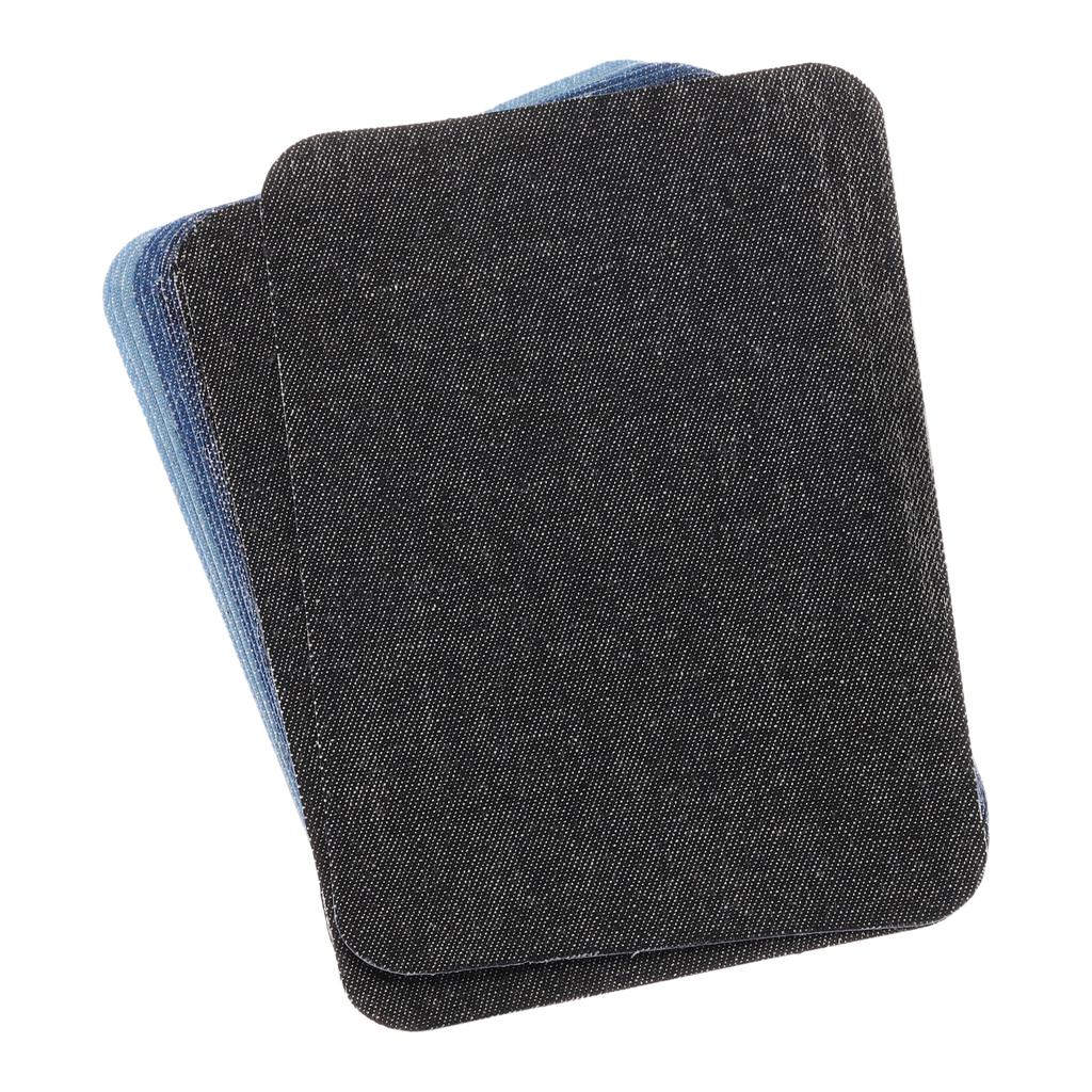 12 Pcs Iron-on Patches for Clothing Fabric Repair Patches Iron-On Mending Fabric for Clothes Pants Bag Hole Repairing Decoration