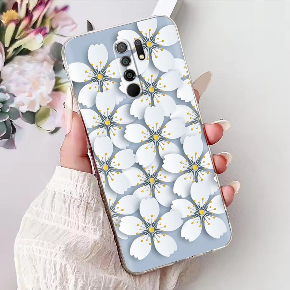 Phone Case For Xiaomi Redmi 9 Case Soft TPU Silicone Back Cover for Xiaomi Redmi 9 Redmi9 Case Transparent Bumper Cover Fundas