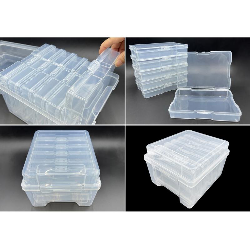 6 Layer Fishing Lure Box Soft Hard Baits Gear Organizers Light Weights Fishing Tackle Box Storage Container Enduring