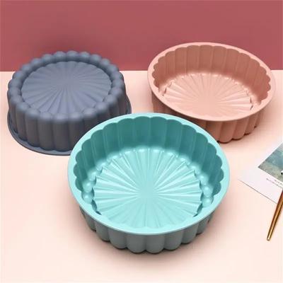 Novelty Round Silicone Cakes Pan Sponge Flan Mold Nordic Ware Cake Pan Strawberry Shortcake Baking Pan Silicone Molds Dropship