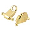 2PCS Roller String Tree Retainer with Screw Accessory for Electric Guitar Bass (Gold)