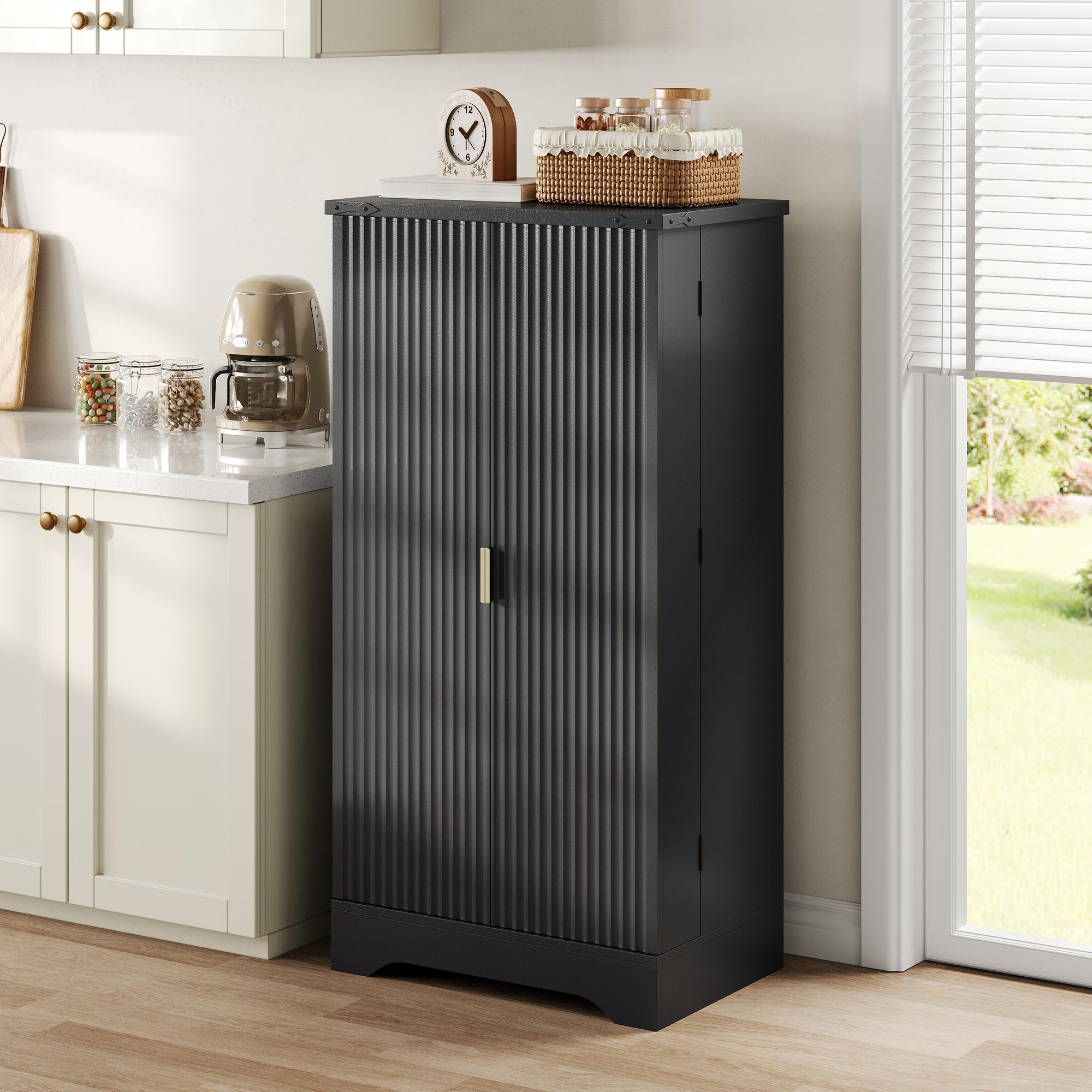 Kitchen Cabinet with LED Sensor Light