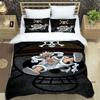 ONE PIECECartoon Monkey D. Luffy Bedding Set (duvet Cover and Pillowcases), Extra-large/large Size, Machine Washable, a Holiday