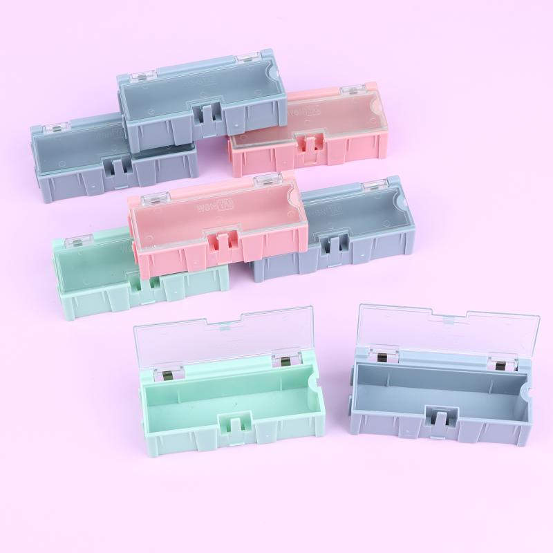 5Pcs For Smd Smt Electronic Box Electronic Components Small Screws Nuts Washers Container Mini Splicable Plastic Storage Boxes