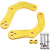Motorcycle Lowering Kit for Kawasaki ZX-25R (2020-2023), ZX-4R, and ZX-4RR (2023+) - Rear Lowering Link Rods (Gold) for Improved Ground Reach