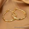 European & American Chic Hoop Earrings: Light Luxury, Sweet & Cool, Stylish & Versatile, Slimming Temperament.