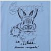 Ganni Bunny Logo Print Damen Kurzarmhemd T4155 326