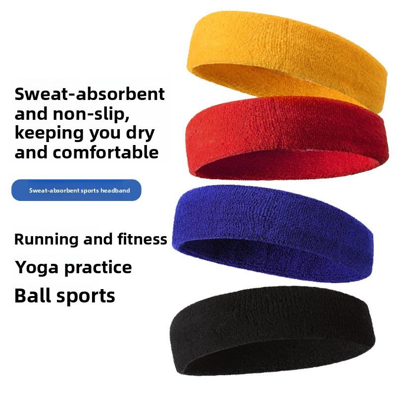 Sports Headband 100% Cotton Dry Thin Anti-Sweat Sweat-Absorbing Summer Sustainable Men Women Children's Basketball Running