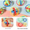 Cross-border Creative Radish Ring Inertial Gyroscope Finger Toy